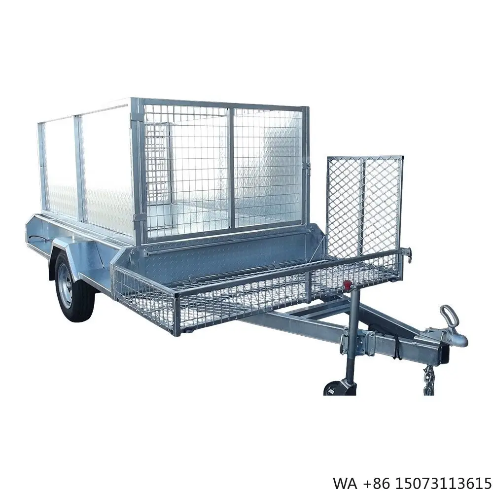 

Single Axle Lawn Mower Cage Utility Trailer