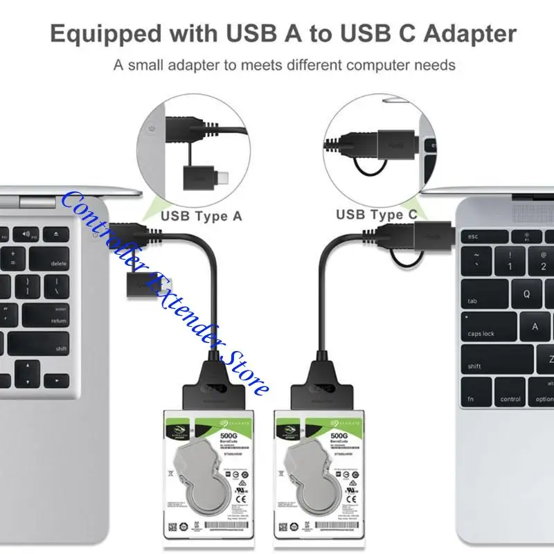 Adaptor Kabel N84B/Konverter/Konektor Konverter USB Adaptor Hard Drive Untuk Laptop PC