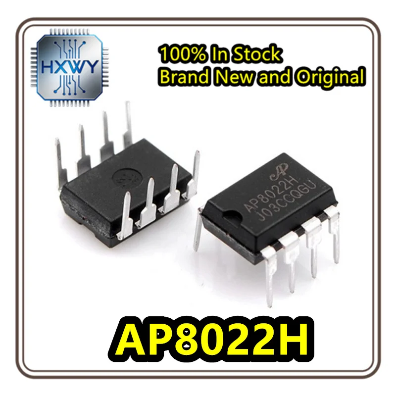 (10/50 pieces) AP8022H AP8022 Through-hole DIP8 Induction Cooker Power Management Chip, Brand New Original Stock Electronic IC