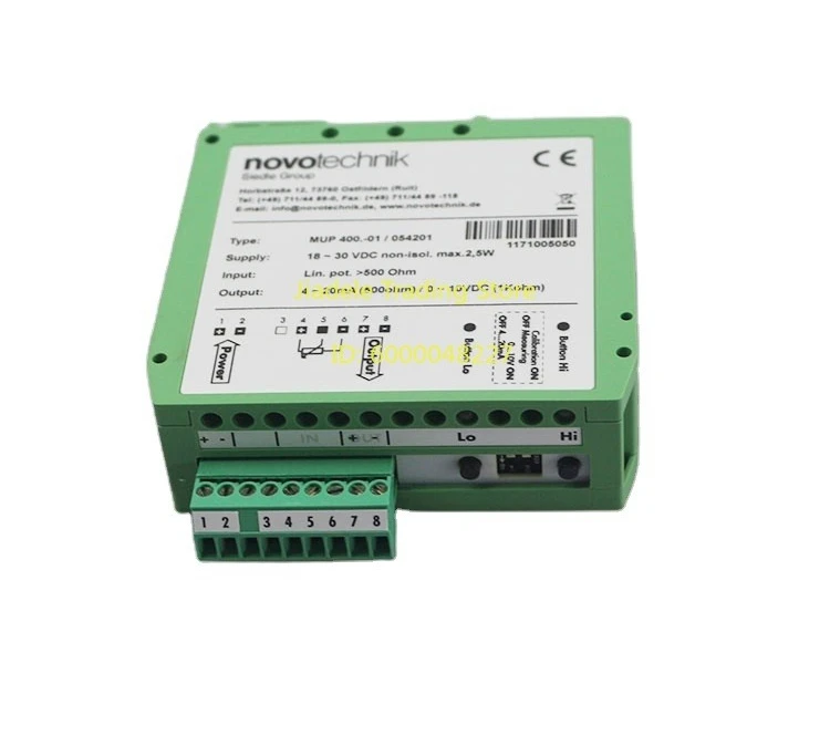 German novotechnik displacement sensor MUP400-11 MUW250-4 series signal converter without voltage isolation transmitter