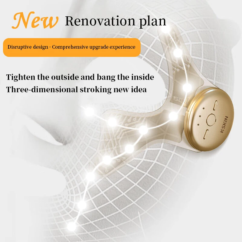 KSKIN Eye Beauty Device Microstroom Oogmassage Ooglapje Ooggebied Massage Relief