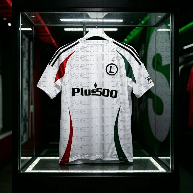 Nova Camisa de Futebol Masculina da Seleção Polonesa 2026 - Legia de Varsóvia - Secagem Rápida para Treino de Futebol - Camisetas para Fãs, Família e Crianças