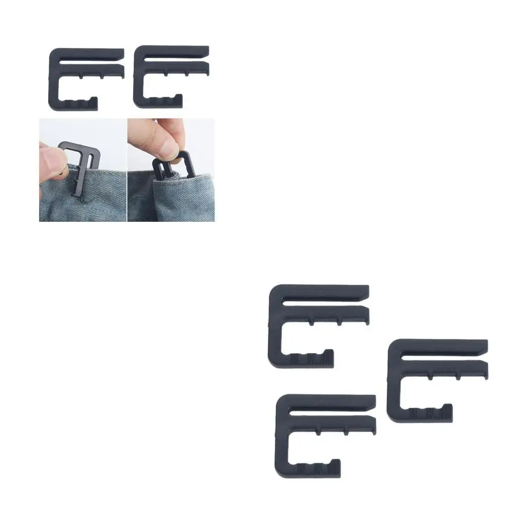 

3 шт. простой дизайн, зажим для затяжки талии для женщин, многоразовый зажим для талии для джинсов, брюк, юбки, инструмент для