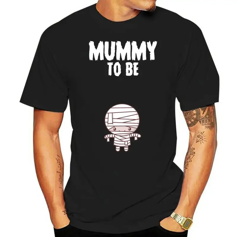 Men's Mummy To Be Halloween Pregnancy Announcement t shirt Print cotton S-XXXL Formal Sunlight Comical Spring Leisure shirt