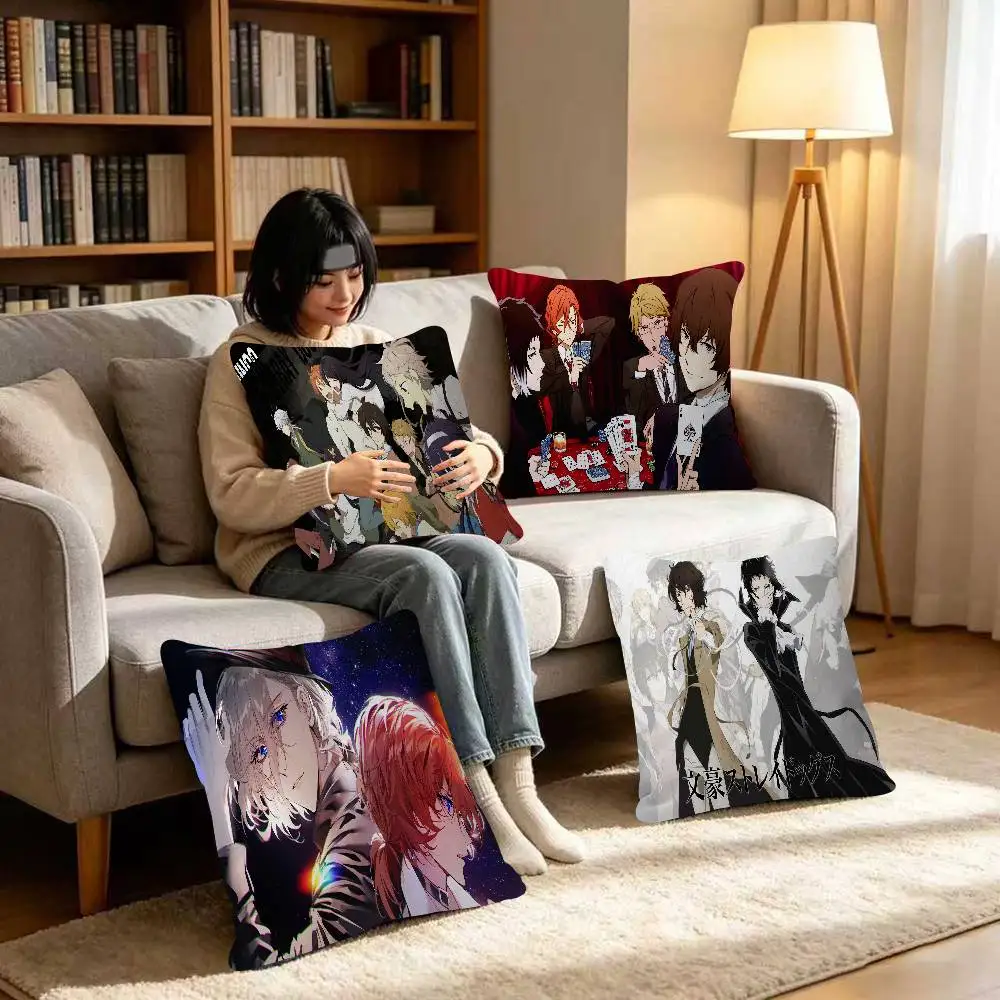Bandai Bungo Stray Dogs Nakahara Chuya Hanging pillow cover sofa cushion cover home room decoration children gift