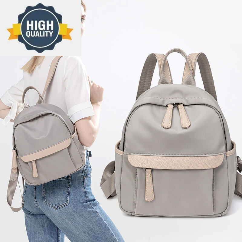 

Backpack Oxford Women's Free Shipping Korean Style Girl's School Bag Waterproof Ladies Travel Bagpack Mini Female