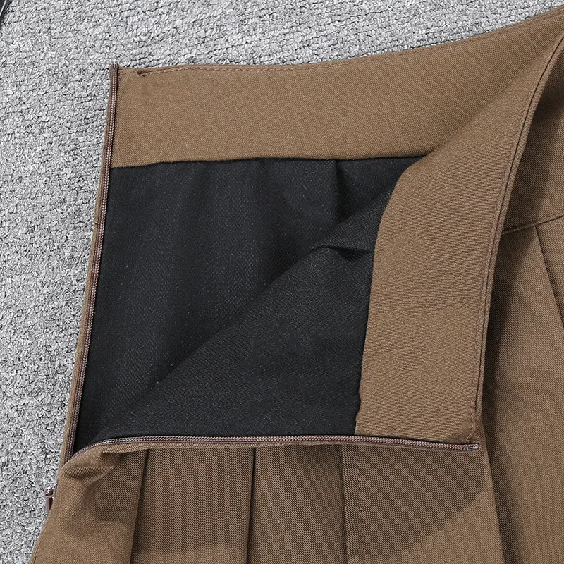 Minifalda plisada con abertura lateral, minifalda plisada de acordeón de tiro bajo, falda Y2K, traje de mujer para niña electrónica, traje KPOP para primavera y verano