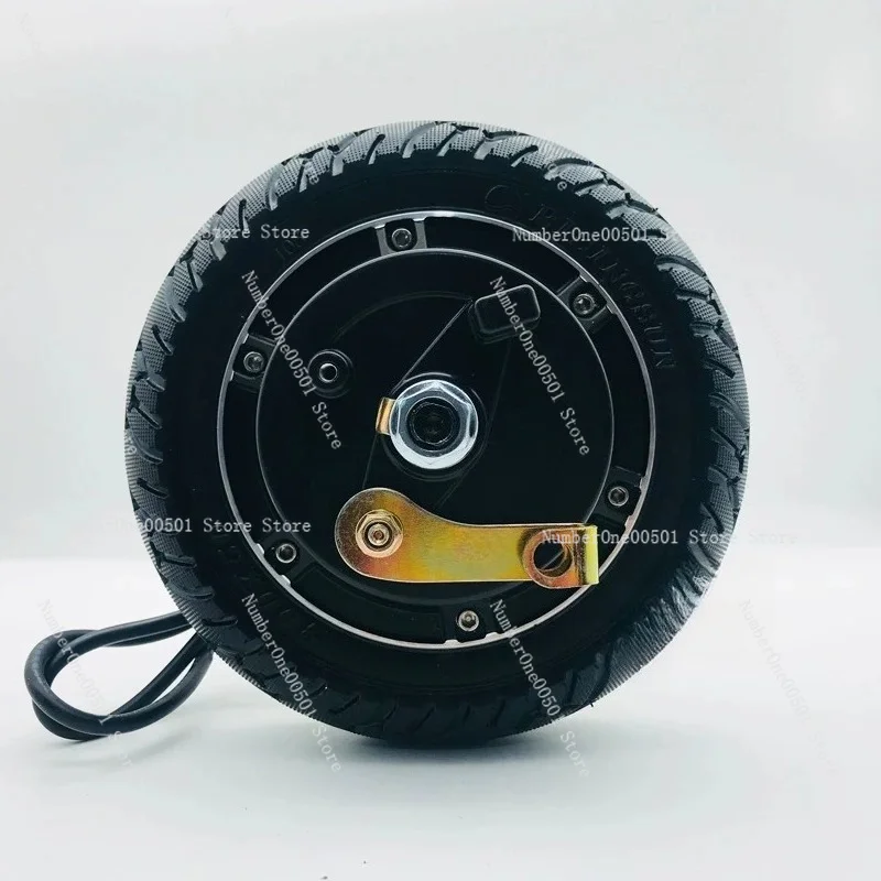 8 Inch 24V36V48V350W Electric Scooter Modified Accessories Motor Brushless Hub Motor Hub Brake