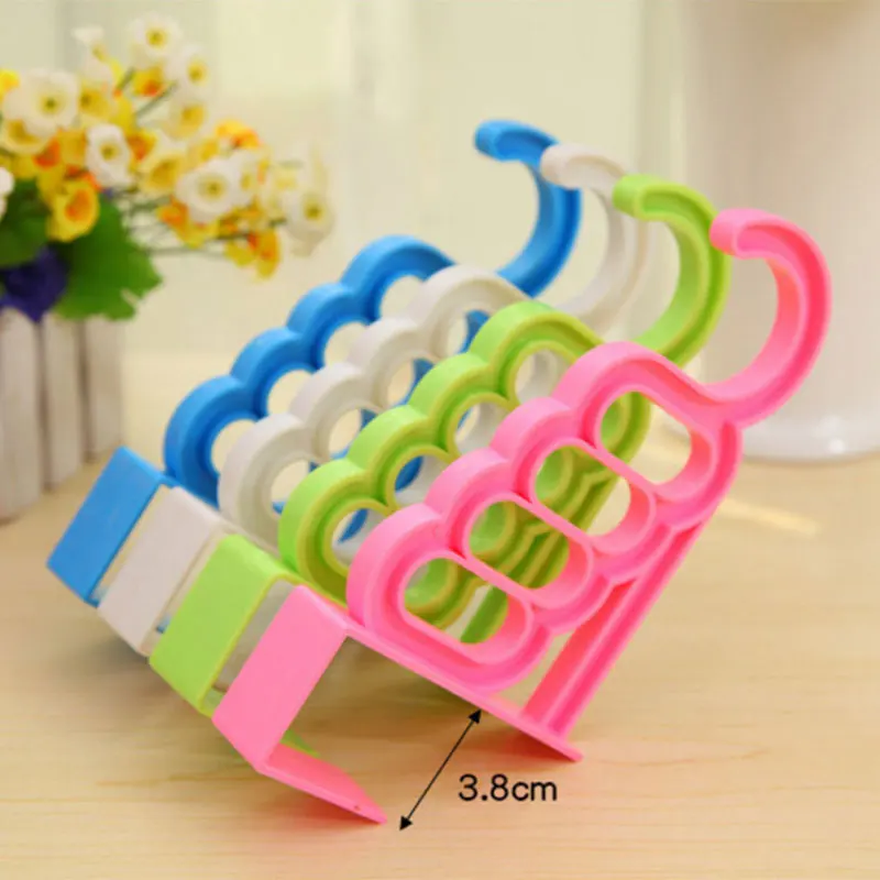 Door Hanging Foldable Clothes Hanger MultiFunction Drying Rack Storage 5 Hole Suit Bathroom door Storage Rack