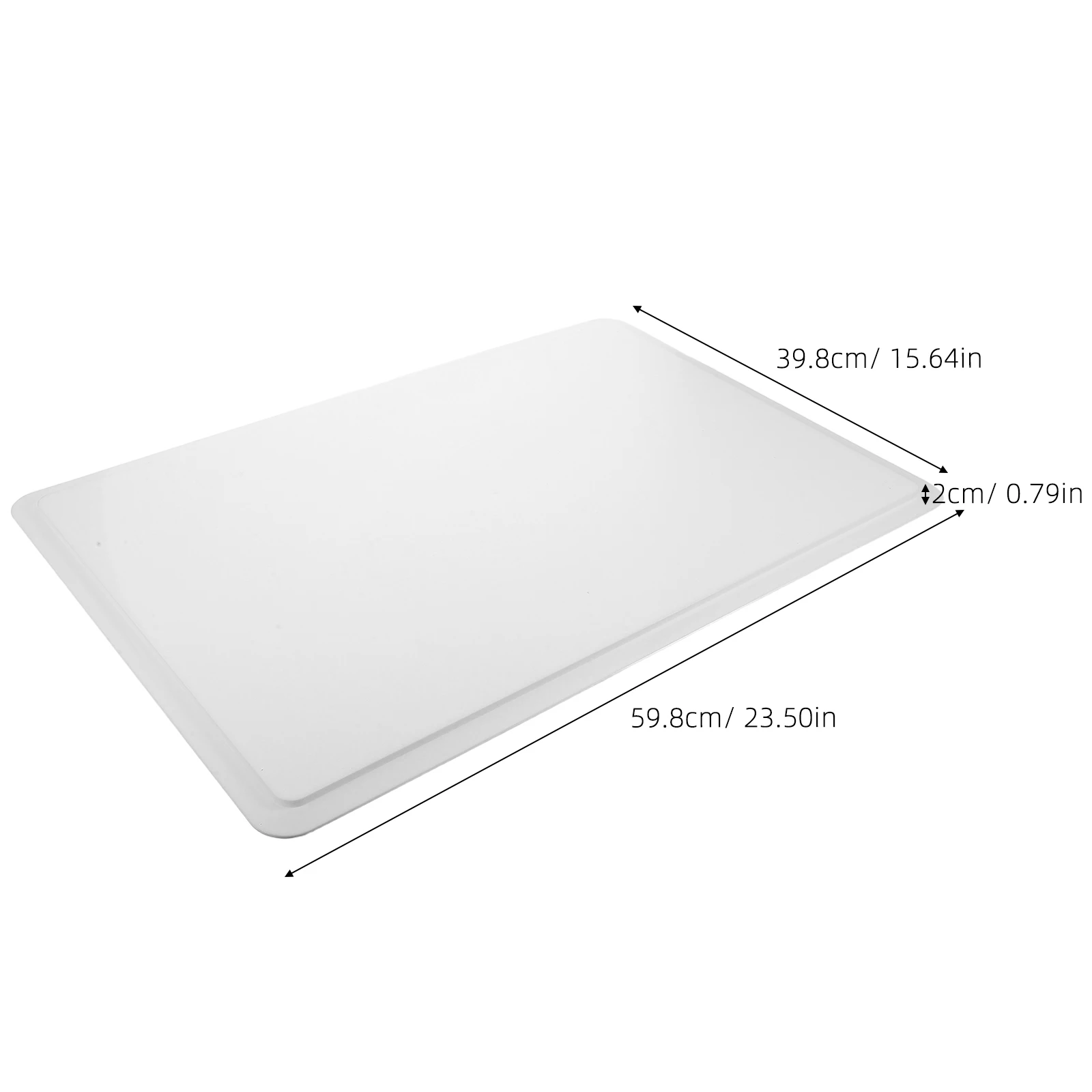 White Dough Proofing Box Replacement Lid Multi-Functional Pizza Dough Tray Cover Stackable Bread Proofing Container Lid