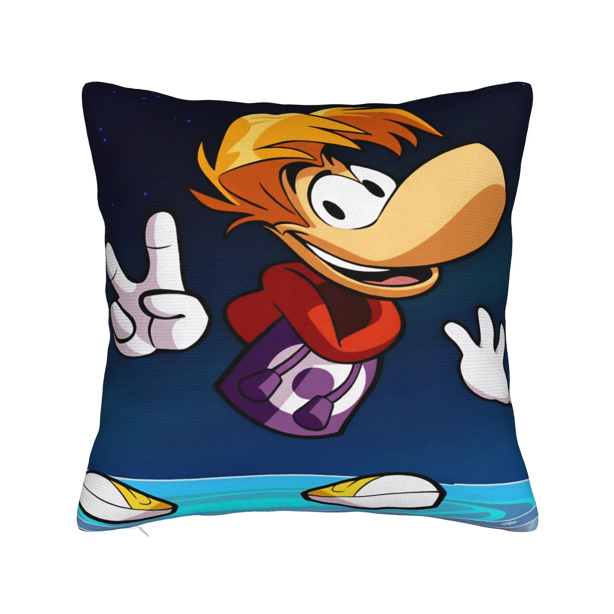 Flying fist attack Raymans Pillow Cover  Comfy Cushion Cover Morden Pillow Case For Living Room Chair