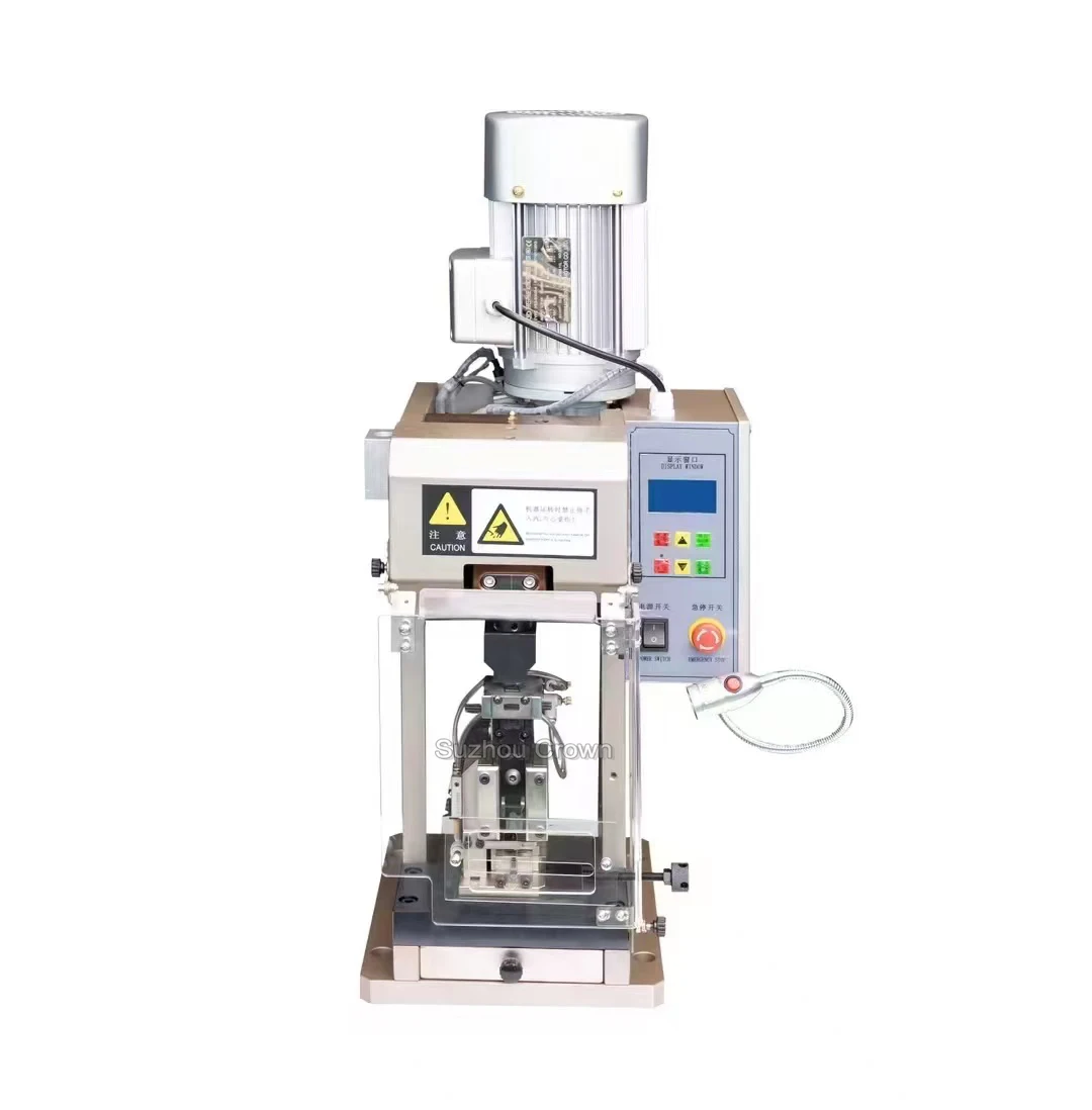 European Pneumatic Die Crimping Tool Semi Automatic 30/40mm Stroke Terminal Crimping Machine