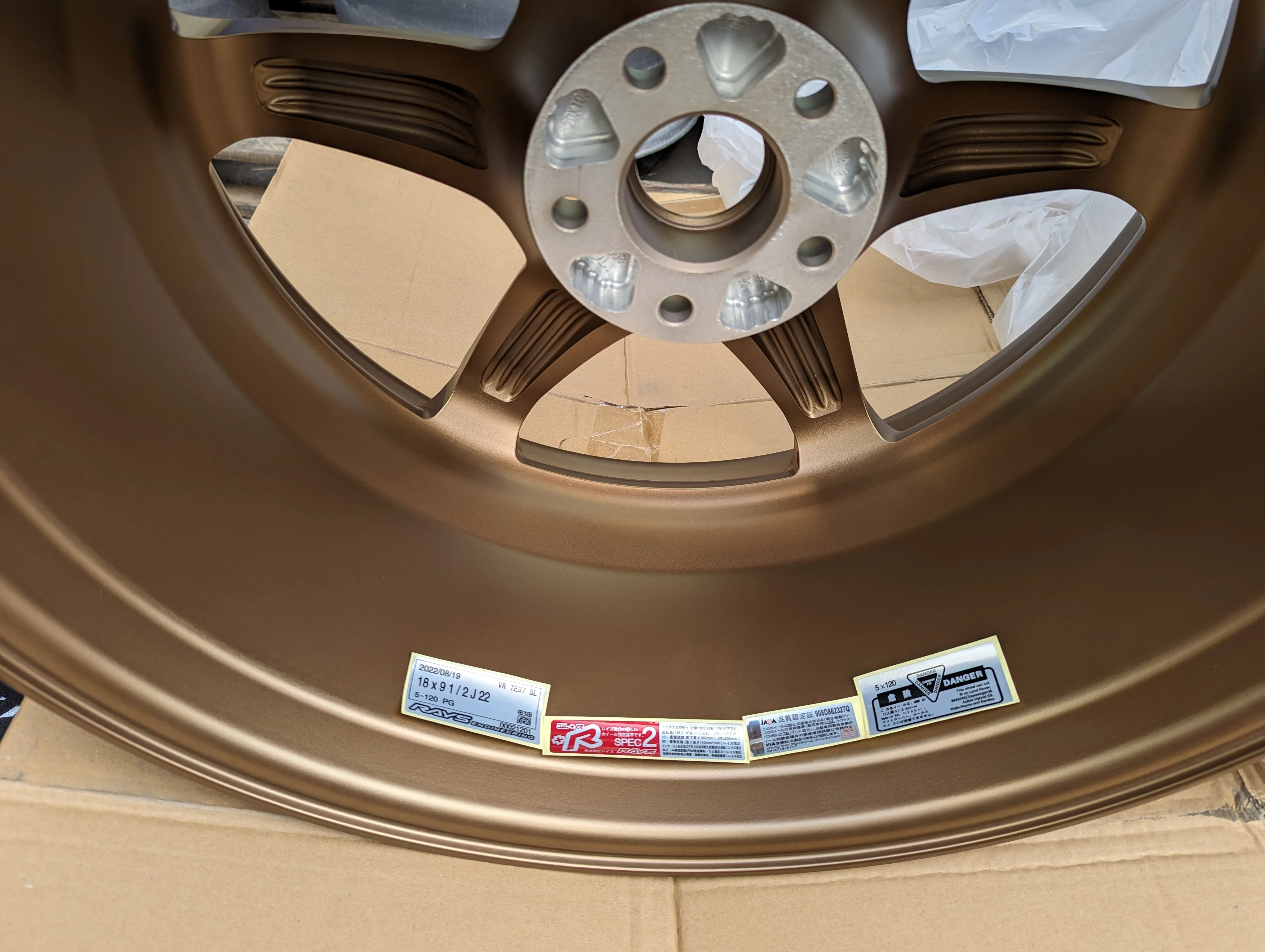 for MN Forged 5x120 5x114.3 18 Inch Replica Volk Racing Te37 For Tesla Model S Jdm Car Wheels Rim