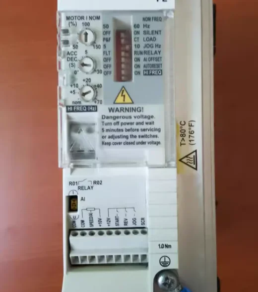 

ACS50-01N-04A3-2 0.75KW 220V inverter, In good working condition, free shipping a