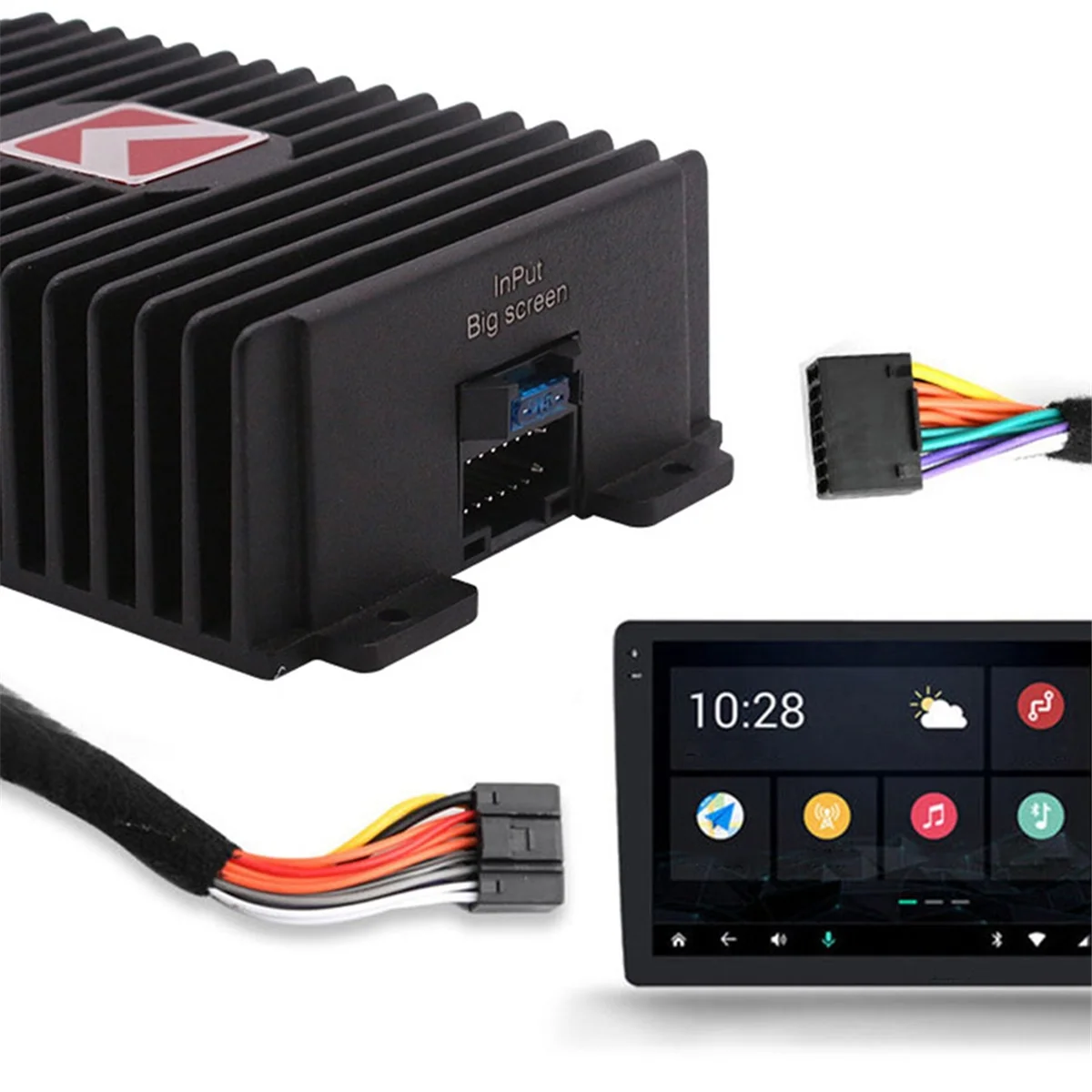 

Профессиональный автомобильный стерео аудиоусилитель 2025-3C — обновление звука высокой мощности, совместимого с Android, 4x80 Вт