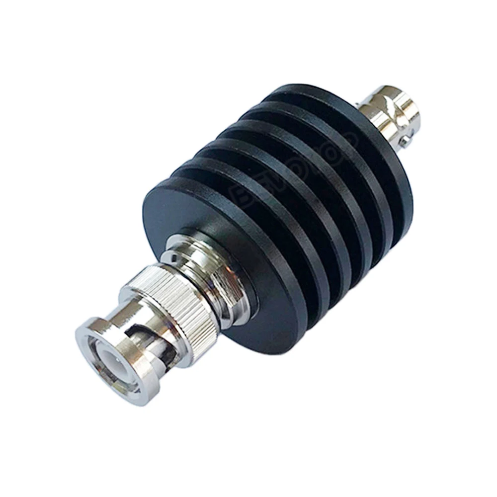 10W BNC RF Attenuator DC-3Ghz/4Ghz BNC Male Plug to Female Jack Connector RF Coaxial Power 50ohm 1/2/3/5/6/10/15/20/30db/40db