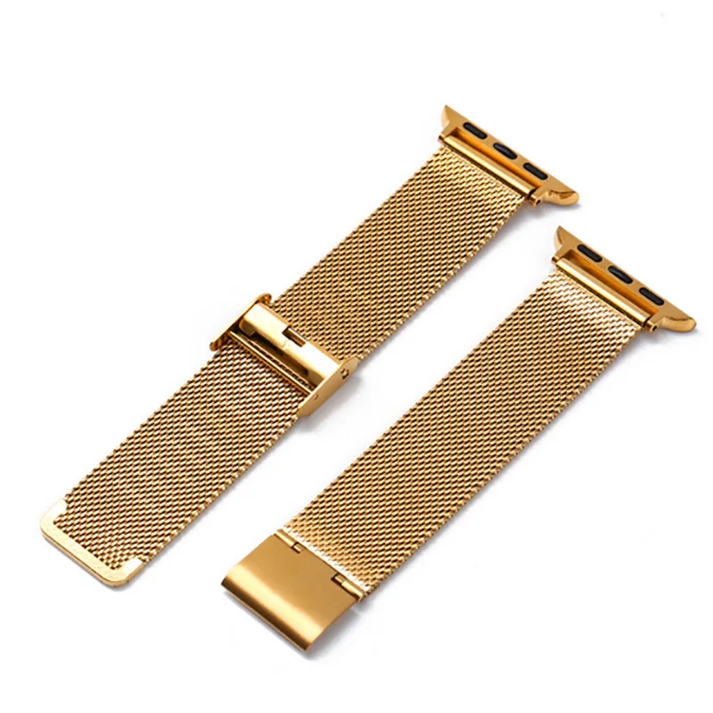 Wrist Strap For Apple Watch Band 45mm 44mm 42mm Metal Correa 38mm 40mm 42mm Stainless Steel Bracelet Iwatch Serie 7 6 SE 5 4 3