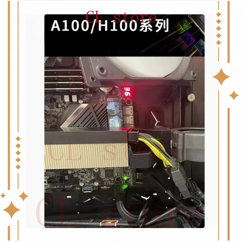 For NVIDIA for Tesla A100 170HX H800 L40 A16 A30 graphics card cooling turbofan