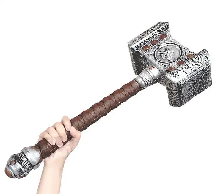 

1:1 scale 55cm WOW Thrall Doomhammer Weapon Hammer model child cosplay Costume Fancy Dress party Anime stage show props gift