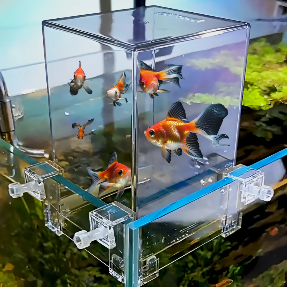 Fish Elevator Water Auto-Refill Negative Pressure Suspended Fish Tank Aquarium Decoration Increase Pets Fish Activity Area