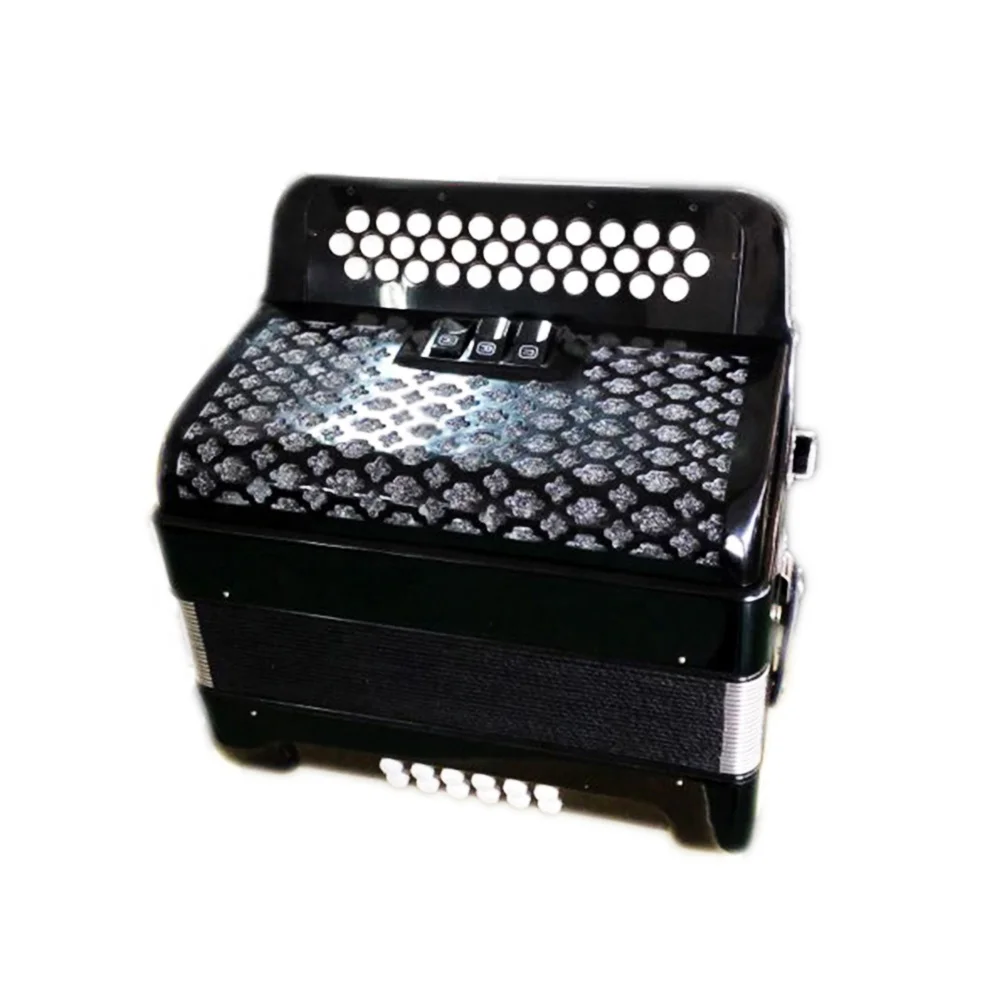 

SEASOUND JB3412B 34 Buttons 12 Bass 3 Registers Black Accordion