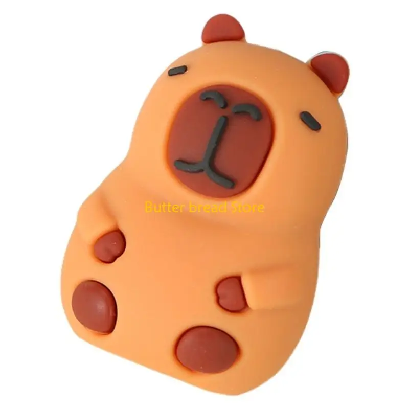 W89C Handheld Pencil Sharpener Plastic Manual Pencil Sharpener Lovely Capybara Pencil Sharpener Pencil Cutting Tool
