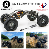 2024 NEW RhinoRC W1 Chassis 317mm 1/10 Shafty Crawler Rig Power allocation with Rhino VE40A RM-S12 1900kv T70(70KG)