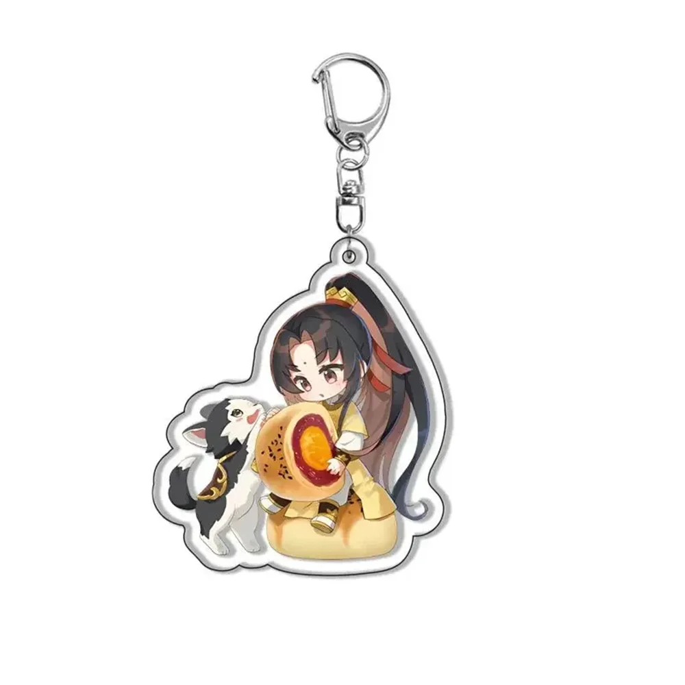 6CM Anime Tian Guan Ci Fu Acrylic Keychain Model Cosplay Characters Ornament Accesorios Goods Collection for friend female Gifts