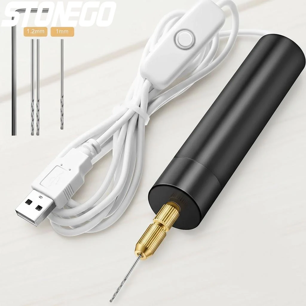 

Портативная мини-электродрель USB для рукоделия: гравировка по дереву, эпоксидной смоле, изготовление украшений