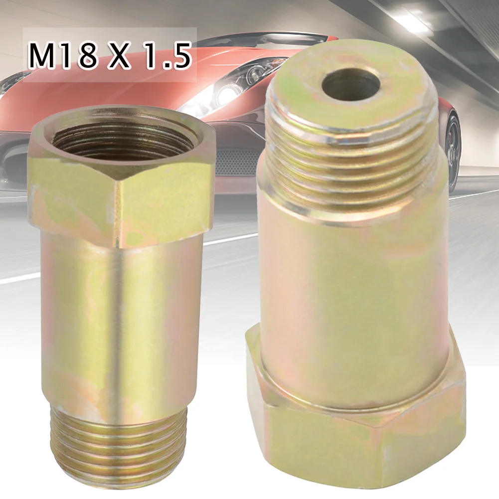 New M18x1.5 O2 Oxygen Sensor Bung Test Pipe Extension Extender Oxygen Sensor Adapter Universal Car Accessories