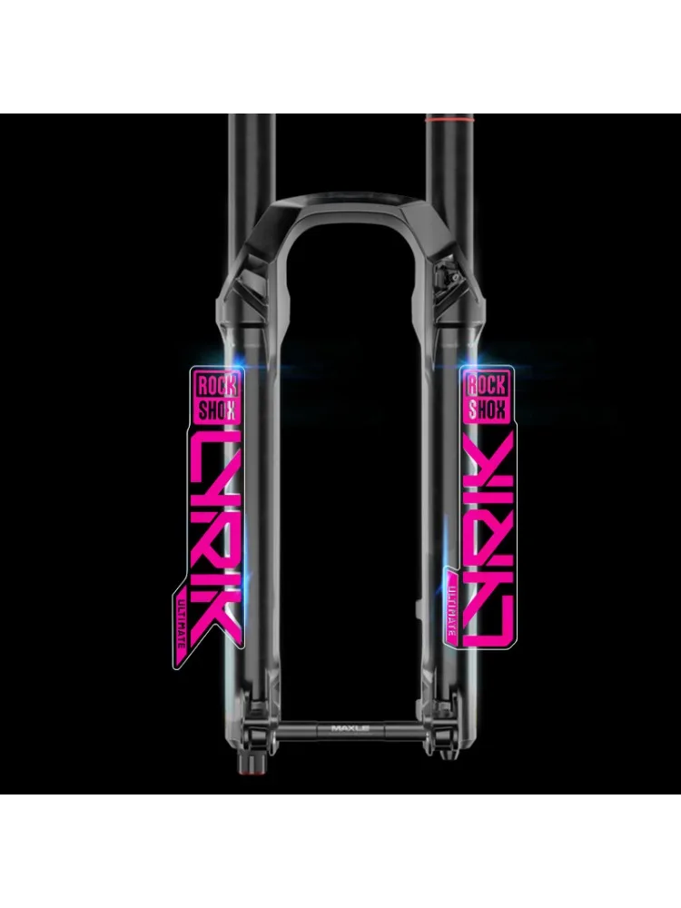AliExpress NONE 2024 Rockshox Lyrik Front Fork Sticker Bicycle Decorative MTB Road Bike Decals Waterproof Cycle Accessories Transparent Bottom