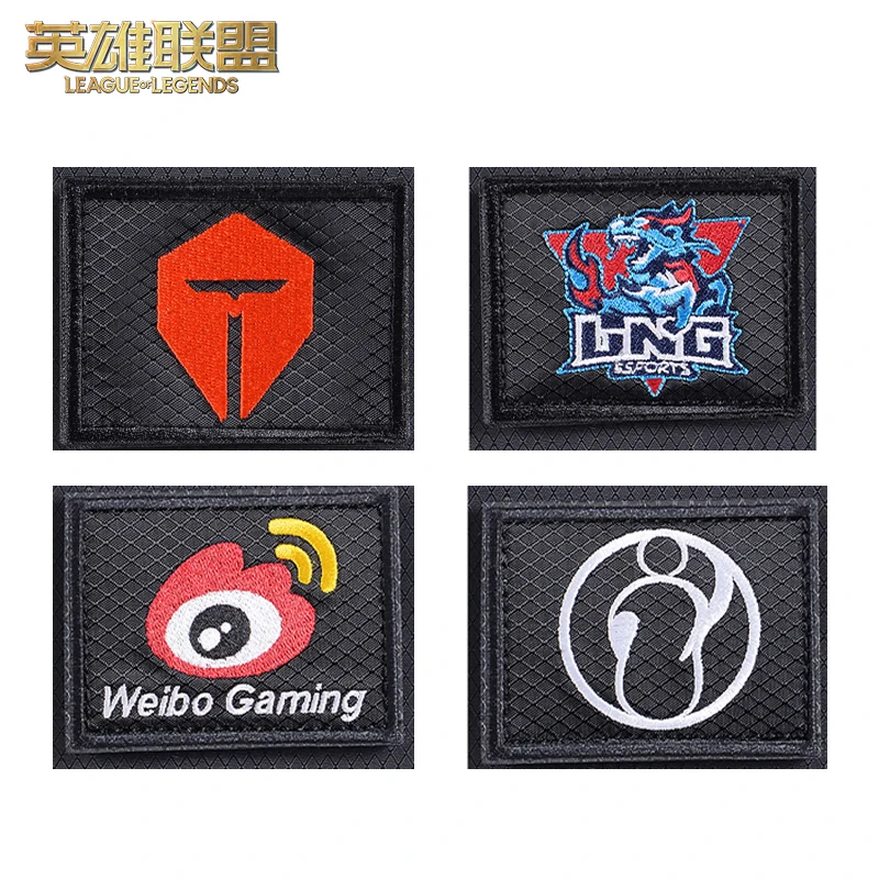 League Of Legends Li Ning Co-mochila con Velcro para hombre y mujer, morral Unisex de gran capacidad, multifunción para viajes diarios, 2024 Lpl Team