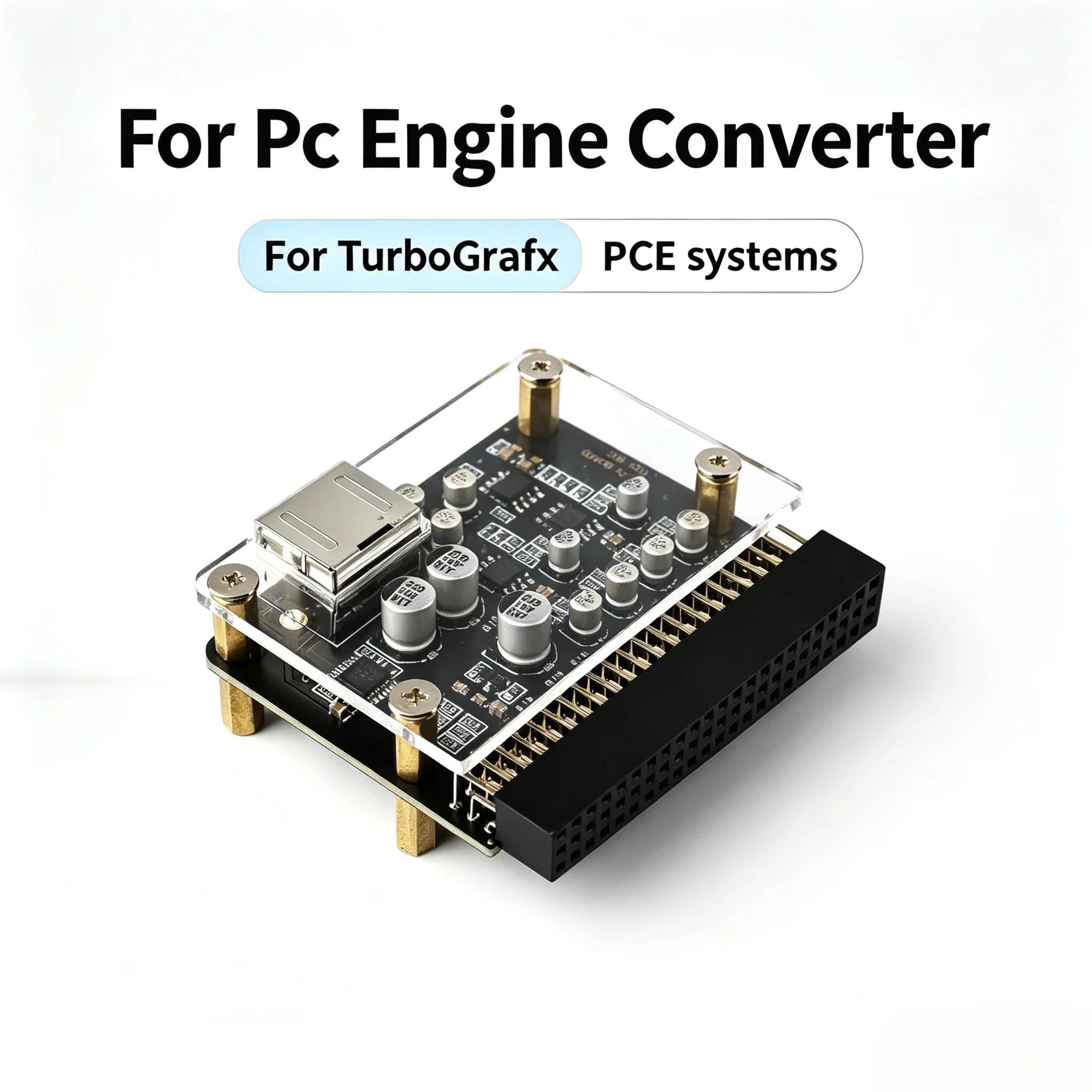 Pc Engine Converter EDFX HDMI Cable Gaming Accessories Compatible with TurboGrafx and PCE systems Durable material
