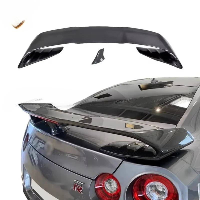 

Vari Style Carbon Fiber Rear Spoiler Wing for Nissan GTR R35 2017 Trunk Wingcustom