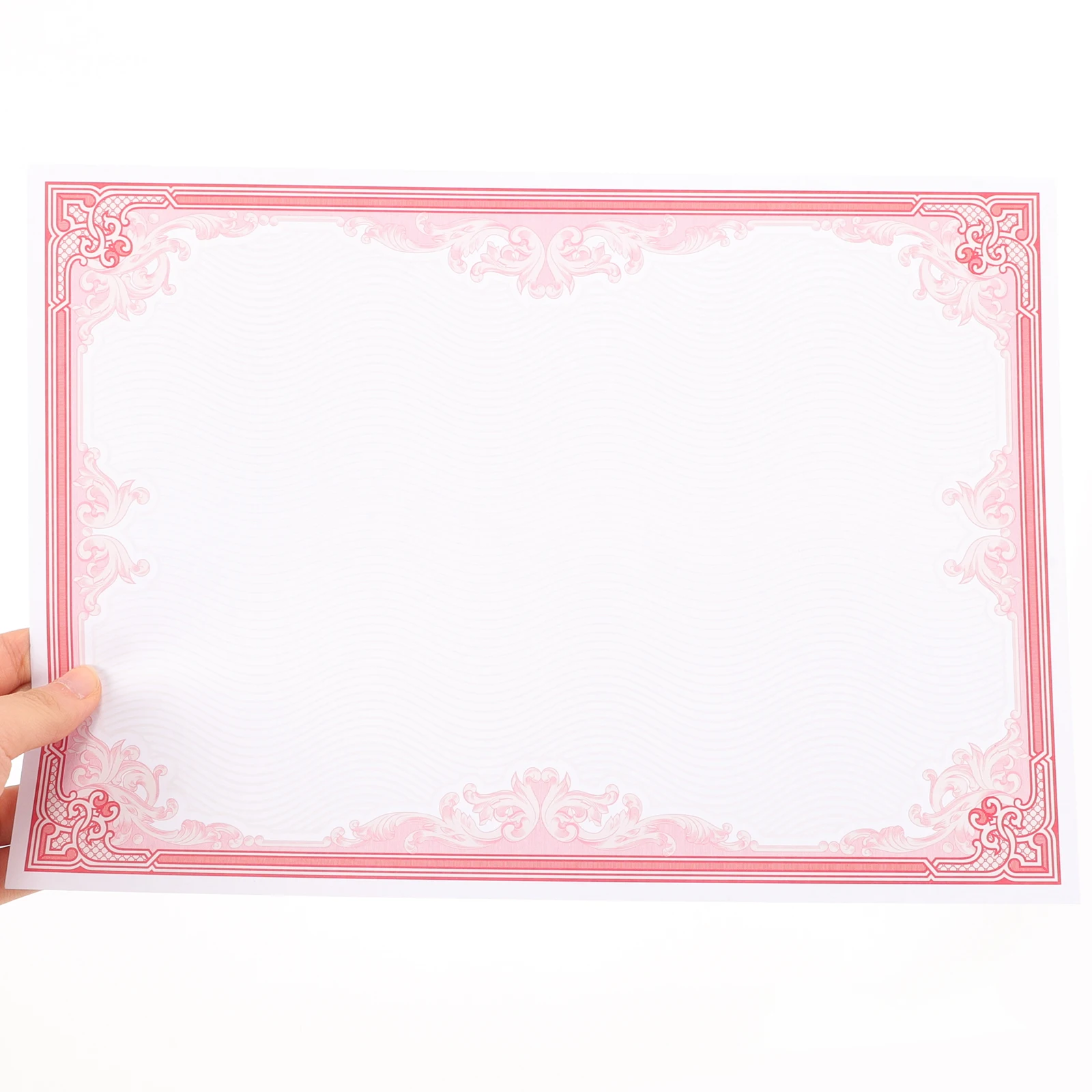 10 أوراق شهادة التعرف على الورق الداخلي وشهادات الانتهاء ورق دبلوم قابل للطباعة