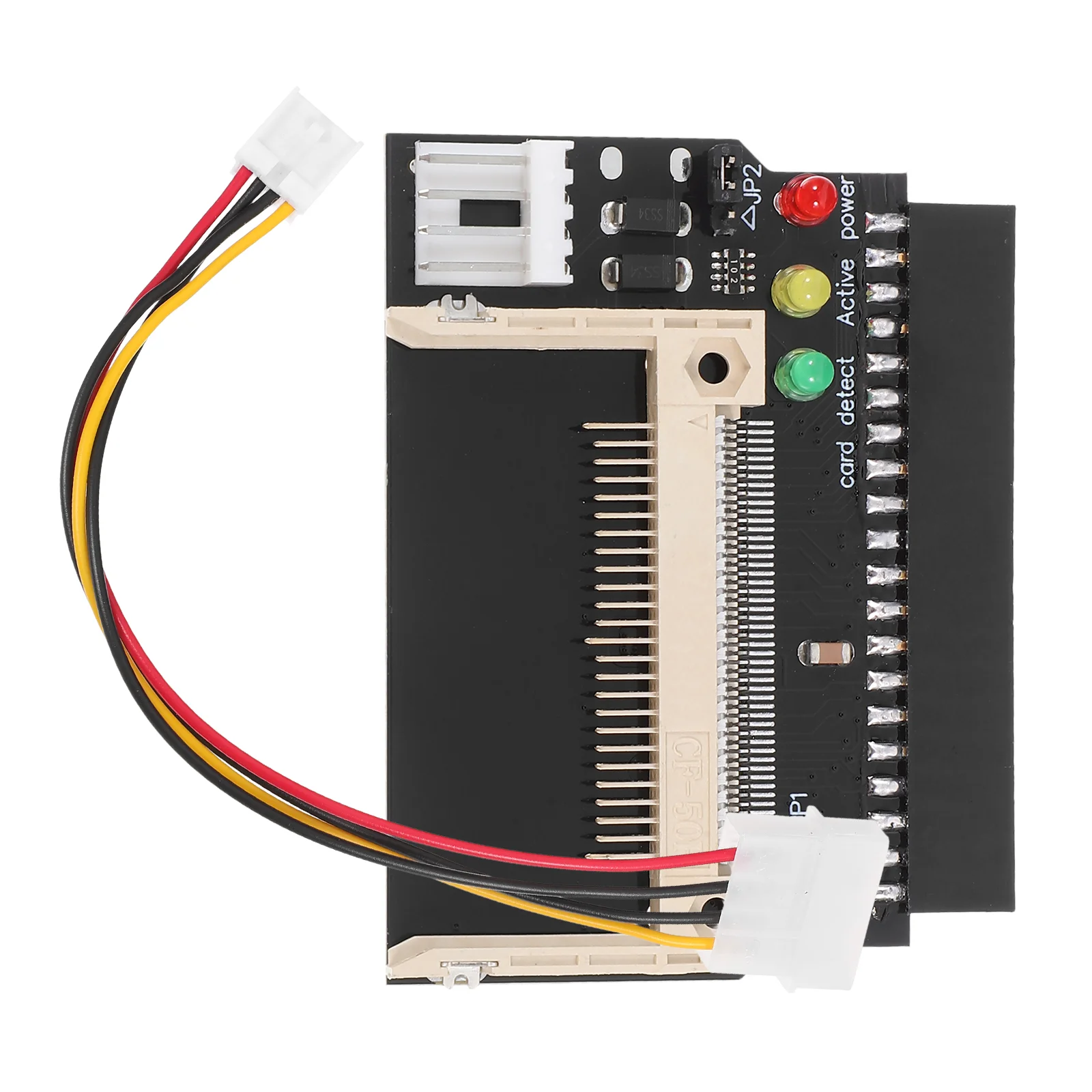 Compact Flash CF I /II to 35 Inch HDD Adapter with 3 LED (Black Color) CF to adapter CF adapter