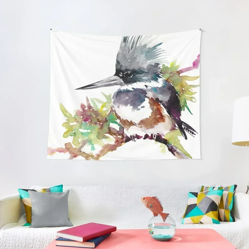 

Belted Kingfisher Tapestry Bedroom Deco Wall Tapestries Wall Hanging Tapestry