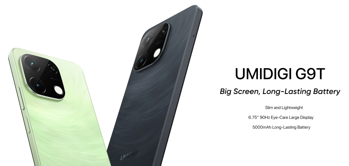 2025 New Umidigi G9T Cpu Unisoc 120Hz 6.75-Inch Screen 4G Smartphone&cases Big Screen 4Gb Ram 128Gb Rom 24-Hour Shipping