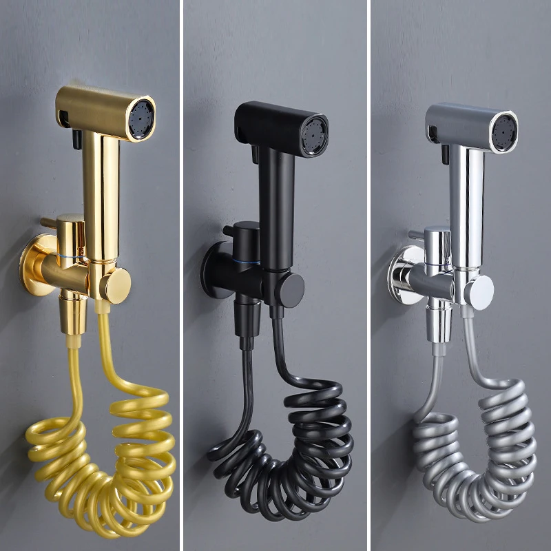 

Faucet bathroom single cold handheld bidet sprayer, dual function handheld