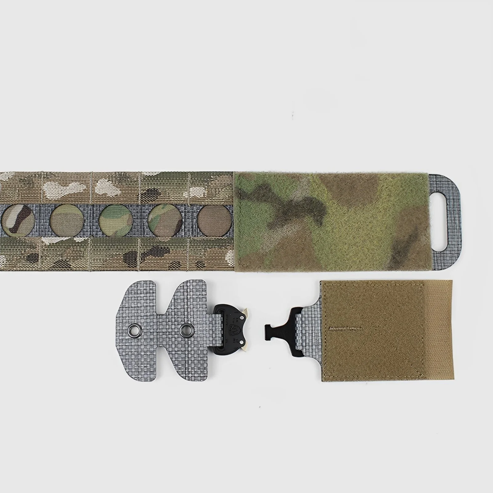 Tactical 3AC Heavy Duty Aluminum Alloy Buckle Kit for FCPC V5 Tegri Plate Quick Release Accessories for Vest Hoop&Loop Panel