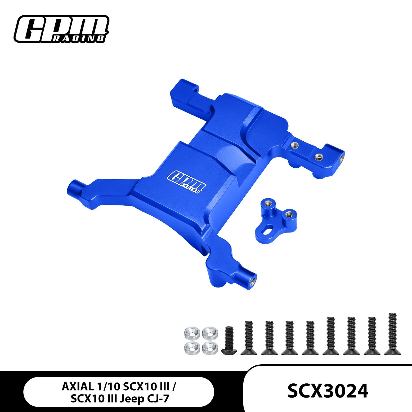 

GPM AXIAL 1/10 SCX10 III, SCX10 III Jeep CJ-7 aluminum alloy servo seat suitable for remote control car accessories