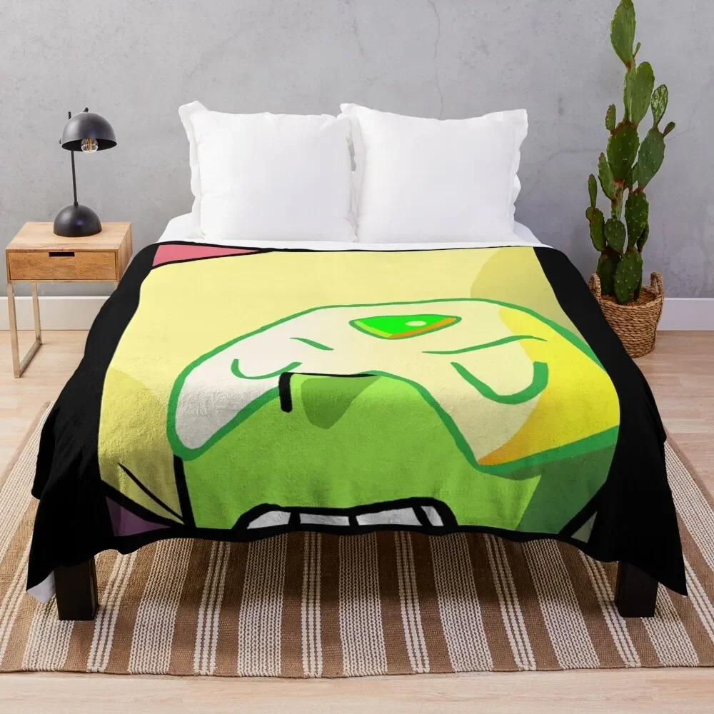 

Peridot Throw Blanket Plush bed plaid Blankets