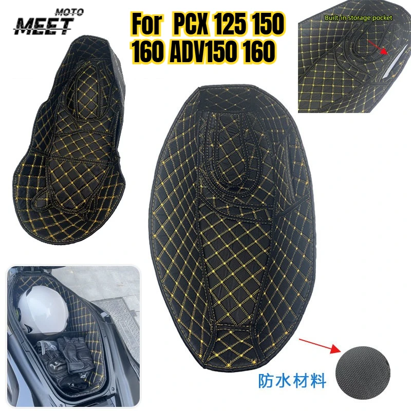 

Motorcycle Rear Trunk Inner Cushion Seat Bucket Storage Luggage Box Liner Pad For Honda PCX 125 150 160 ADV150 160