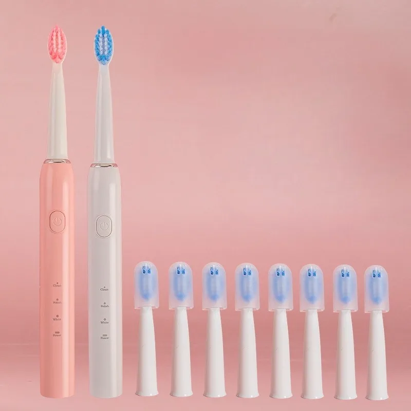 

USB Rechargeable Sonic Toothbrush 3 Speed Settings Soft Bristles Adult Electric Toothbrush 2 Minute Smart Timer IPX7