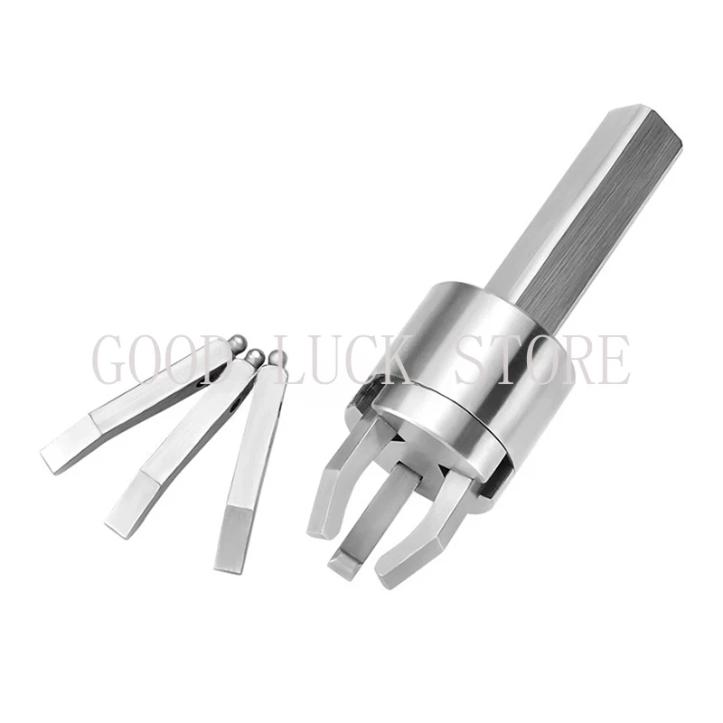 

16 20 25 32 CNC Automatic Square Puller Three Jaws Back-Pull Extractor Lathes Drawing Tool Square Round Bar Puller Best Selling