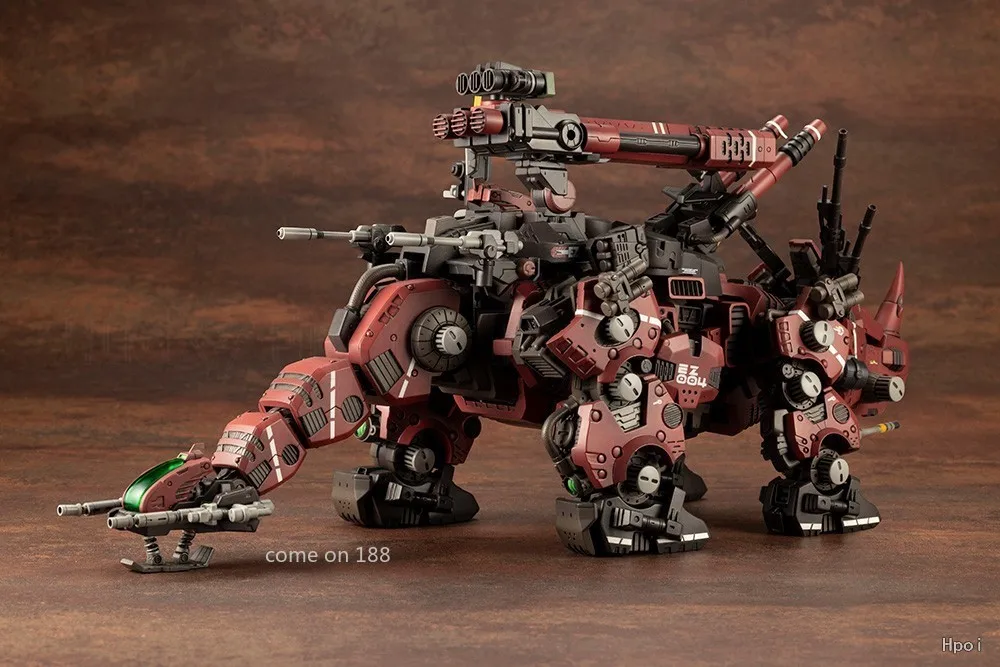 【الأصلي】KOTOBUKIYA ZD183 EZ-004 ZOIDS Red Dark HORN أحمر داكن ترايسيراتوبس تجميع نموذج اللعب مجموعة الهدايا أنيمي