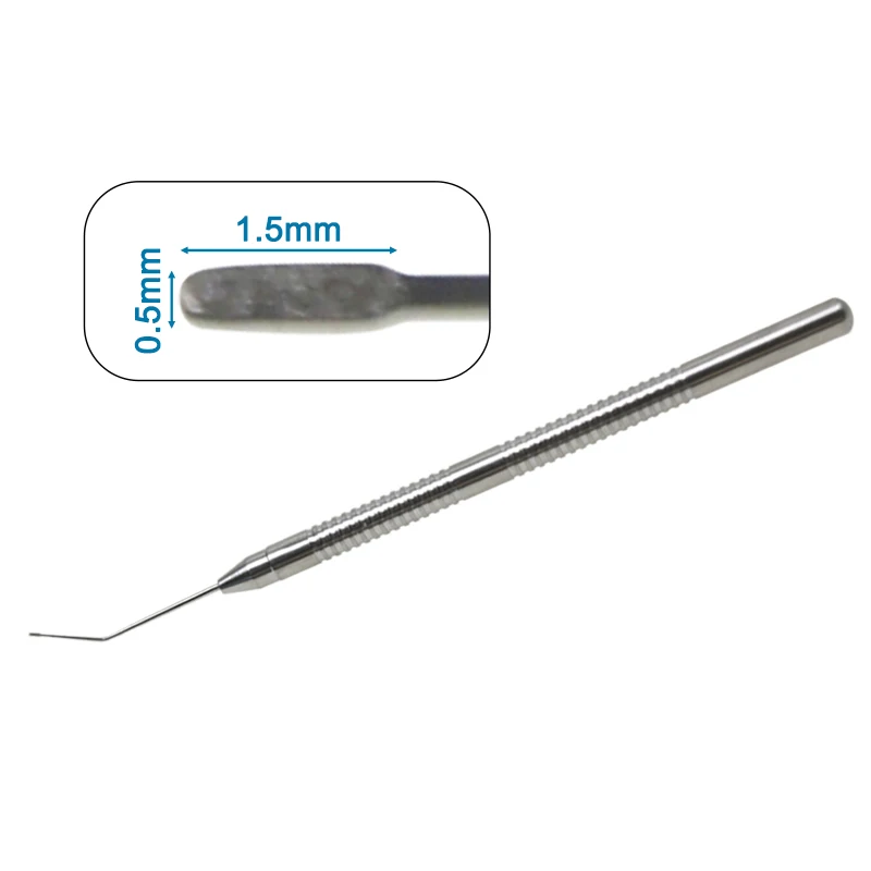 

GREATLH Ophthalmic Surgical Polisher Stainless Steel Polishing Tools Sheet Type Polisher Ophthalmic Eyelid Tools