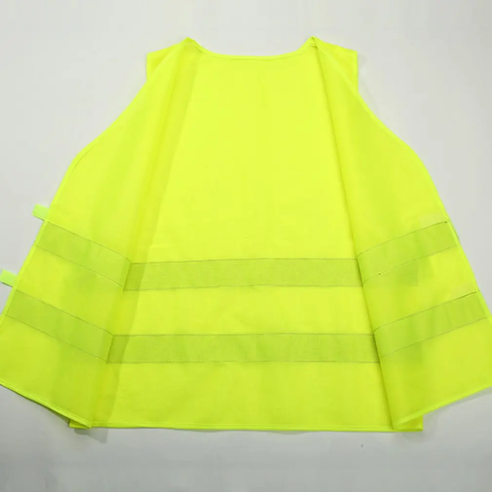 سترة عاكسة وضوح عالية الفلورسنت ملابس السلامة في الهواء الطلق صدرية سلامة سترة سترة تهوية