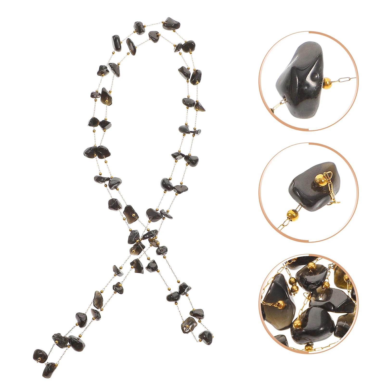 

Бусины из натурального хрустального камня в рулоне, хрустальная нить для гравия, сделай сам, нить из бисера для изготовления ювелирных изделий, декоративная цепочка из бисера