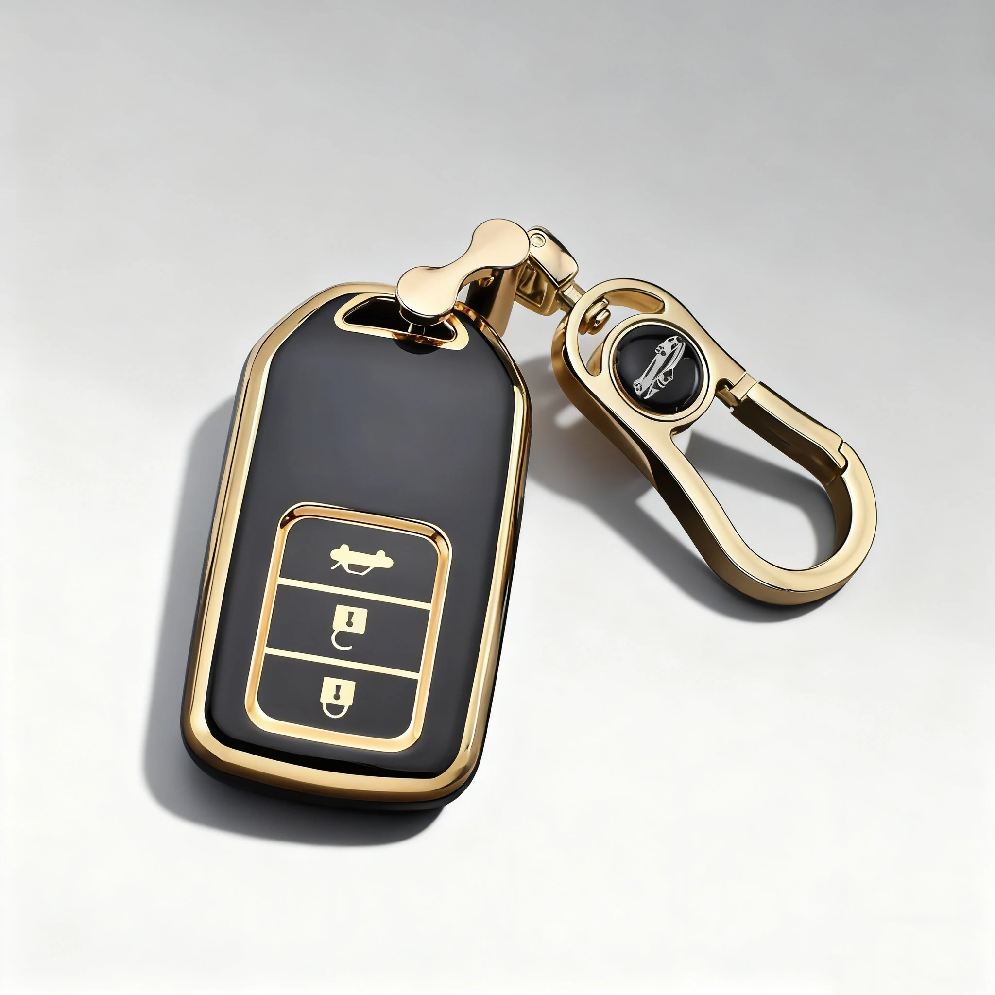 

Car Key Case Key Ring for Honda Civic Accord CRV CR-V HRV HR-V Fit City Odyssey XR-V - Soft TPU Remote Key Cover Shell Protector